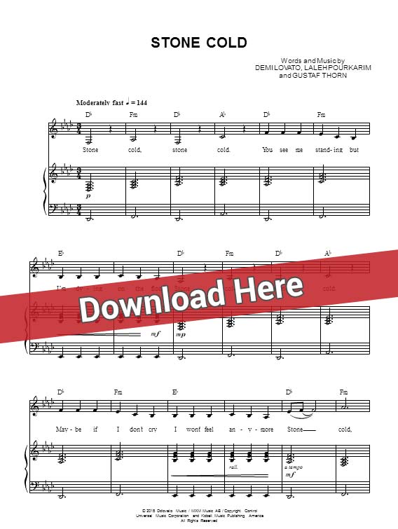 Free Two Pieces by Demi Lovato sheet music