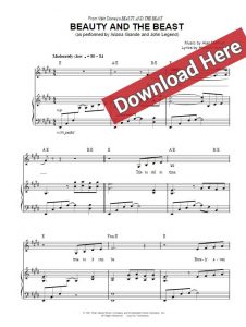 beauty and the beast piano conductor score pdf download